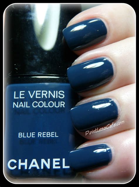 chanel nagellak blue rebel|chanel nail color reviews.